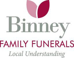 Sponsors binney family funerals header logo